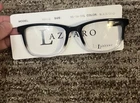 Lazzaro Rocco Eye Frames Glasses Black Grad 55-19-145 New. Price: $64.98.