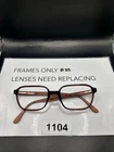 Ray Ban RB5007 2007 Eyeglasses Frame Only Black/brown Square 50-18-140 Pre-owned. Price: $24.99.
