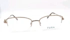 Tura R550 Lbr Half Rim Brown Metal Eyeglass Frames 51-17-135 Authentic New. Price: $149.00.