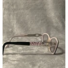 Guess 2287 Blk Cat Eyeglasses Black Pink Zebra Rhinestone Logo 52-17-135 Pre-owned. Price: $21.49.