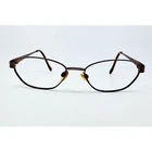 Easyclip Eyeglass Frames Womens Brown EC4070 Metal Oval Full Rim 52-16-135 Pre-owned. Price: $31.99.