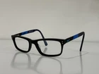 Nike 7237 011 Square Black Blue Eyeglasses Frame Only 52-17-140 Pre-owned. Price: $79.99.