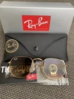 New Ray-ban Hexagonal RB3548 Gradient Brown Sunglasses. Price: $55.00.