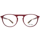Rey Eyeglasses Frames JF2729 3838 Dark Red Tortoise Panto Full Rim 48-21-148 New. Price: $299.99.