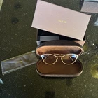 Tom Ford Tf 5573-B 072 Pink Round Metal Cat Eyeglasses FT5573B 55-17-140 Pre-owned. Price: $169.99.