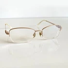 Marchon Eyeglasses Frames Tres Jolie 173 780 Womens Half Rim 51-17-135 Gold Pre-owned. Price: $29.99.