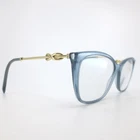 Tiffany & Co Tf 2160-B 8244 Blue Gold Infinity Knot Crystal Cat Eyeglasses Pre-owned. Price: $159.99.