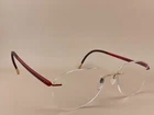 Silhouette Eyeglasses Frame 7642 6053 Red -17-140 Titanium Austria Pre-owned. Price: $49.87.