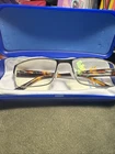 Randy Jackson RJ1055 Eyeglasses Frames W/case Marble Browns Black Rectangle Men Pre-owned. Price: $51.01.