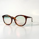 Zenni Tortoiseshell Round 4412425 Eyeglasses Frame Only 53-21-141 Brown Full Rim Pre-owned. Price: $19.95.