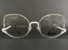 Boz Womens Eyeglasses Frames Honey 1050 White Shiny Gold Drop Arms 52-20-135 New. Price: $299.99.
