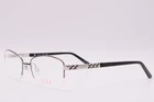 New Elle 13438 Bk Black Silver Authentic Frames Eyeglasses 52-17 K1. Price: $70.20.