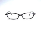 Valentino Youth Black Brown Clear Swirl Rectangular Oval Glasses Italy 48 15 130 Pre-owned. Price: $87.00.