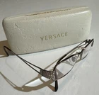 Versace Eyeglasses Frame Mod 1117-B 1013 51-17-135 Bronze Women Italy Plus Case Pre-owned. Price: $20.00.