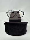 Tom Ford Sunglasses Womens Black Oversized Cat Eye Clear Lens FT5828-B/V 001 New. Price: $164.87.