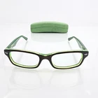 Ray-ban RB1530 3665 48-16 Green Black Rectangle Eyeglasses W/ Case Frames Only Pre-owned. Price: $39.87.