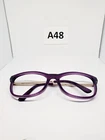 America Maya Purple Sunglasses 55-18-140 Plastic Frame Only Pre-owned. Price: $20.00.