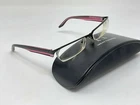 Armani Exchange Semi Rimless Eyeglasses AX219 0N6T 52 17 130 Black Pink Pre-owned. Price: $95.00.