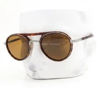 Persol Sunglasses PO2485S Brown Havana Silver 46MM Petite Small Fit - No Case New. Price: $199.50.