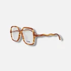 Chloe Women's CH0091OA Brown Square Eyeglasses Frames 56-15-145 New. Price: $108.80.