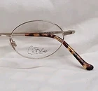 Bliss Signature Collection CWB17 Yellow Gold Eyeglass Frame 43/21/145 New. Price: $39.95.