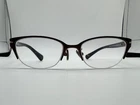 Coach Hc 5058 Jackie Eyeglasses Frame Semi-rimless Satin Dark Brown 49-17-135 Pre-owned. Price: $17.95.