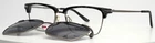 Takumi TK1052 Clip 020 Black Marble Silver Mens Rectangle Eyeglasses 52-16-140 New. Price: $74.99.