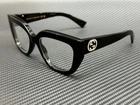 Gucci GG1847O 001 Black Women's Small 53 Mm Eyeglasses New. Price: $261.60.