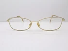 Christian Dior Eyeglasses Frames 52-17-130 Gold Rectangle TV6 36225 Pre-owned. Price: $59.99.