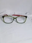 Zenni Eyeglasses Frames Only Women Ladies Eyewear 52 17 140 Green & Red Pre-owned. Price: $15.37.