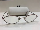 Elle Womens Eyeglasses Frame EL2588 49 18 140 Burgundy Polish Full Rim Pre-owned. Price: $26.99.