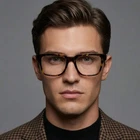 Ermenegildo Zegna Eyeglasses EZ5260 054 Brown Tortoise Rectangle Frames 52MM New. Price: $214.92.