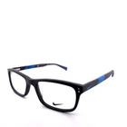 Nike Eyeglasses 7237 011 Matte Black Blue 52-17MM New 100% Authentic With Case. Price: $105.00.