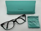 Tiffany & Co TF2207 8055 Eyeglass Frames Black Blue 52-15 Italy W/ Case Pre-owned. Price: $149.99.