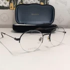 Authentic Gucci GG0682O 001 Eyeglasses Black Semi-rimless Round Frame New. Price: $299.00.