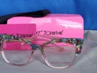 New Women's Betsey Johnson Eyeglass Frame Kitsch Queen Pink Plastic 53-17-140. Price: $79.95.
