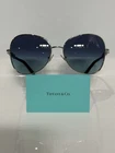 Tiffany & Co. TF3086 6001/9S Silver Metal Woman Sunglasses New. Price: $300.00.