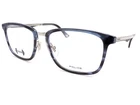 Police Glasses Frame Blackbird Ti Silver/ Striped Blue 52MM Men's VPL684 9N4M New. Price: $83.66.