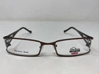 Csc Mystique 5014 Matte Brown 53-17-135 Metal Full Rim Eyeglasses Frame &910 New. Price: $40.00.