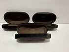 Tom Ford Eyeglasses Sunglasses Hard Cases Velvet Clamshell Chocolate Brown Lot Used. Price: $24.50.