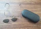 Miracle Clip Gunmetal Full Rim Eyeglasses Frame W/rose Color 705.722 Pre-owned. Price: $35.00.