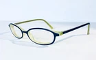 Calvin Klein Black Frame & Lime Green Interior Oval Glasses 465 49 16 135 Pre-owned. Price: $74.00.