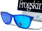 New Oakley Frogskins Xs Crystal Blue Prizm Sapphire Youth Sunglass J9006-34. Price: $94.88.