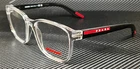 Prada Linea Rossa Ps 06PV 2AZ1O1 Crystal Men's 55 Mm Eyeglasses New. Price: $196.00.