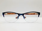 Ann Taylor Petite ATP708 C03 Teal/tortoise/half Rim, Frame Only 49-17-130 14/E7 Pre-owned. Price: $21.59.