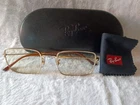 Ray-ban RB6520 2500 Gold Metal Eyeglass Frames 53-20-145 W/ Case & Cloth Pre-owned. Price: $40.00.
