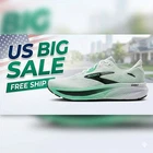 Brooks Men's Ghost 18 Running Shoes/white Light Green/medium New. Price: $104.88.