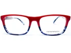 New Emporio Armani EA3120 5573 Mens Red/ Blue Rectangle Eyeglasses Frames 53/18. Price: $124.99.