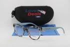 New Prada Vpr 05W 05H-1O1 Blue Havana Gold Authentic Eyeglasses 51-19. Price: $192.36.