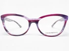 New Emporio Armani EA3105 5389 Womens Striped Violet Eyeglasses Frames 54/18 140. Price: $89.99.
